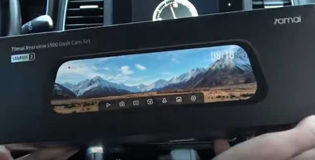 Новинка 2024 Xiaomi 70 Mai Mirror Dash Cam S500