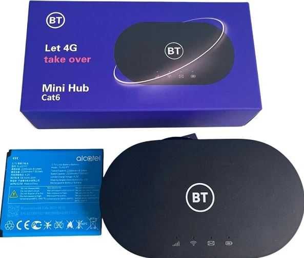 ROUTER Alcatel BT71 300Mbps 4G LTE Mobile LTE B1/B3/B7/B20 WiFi 5