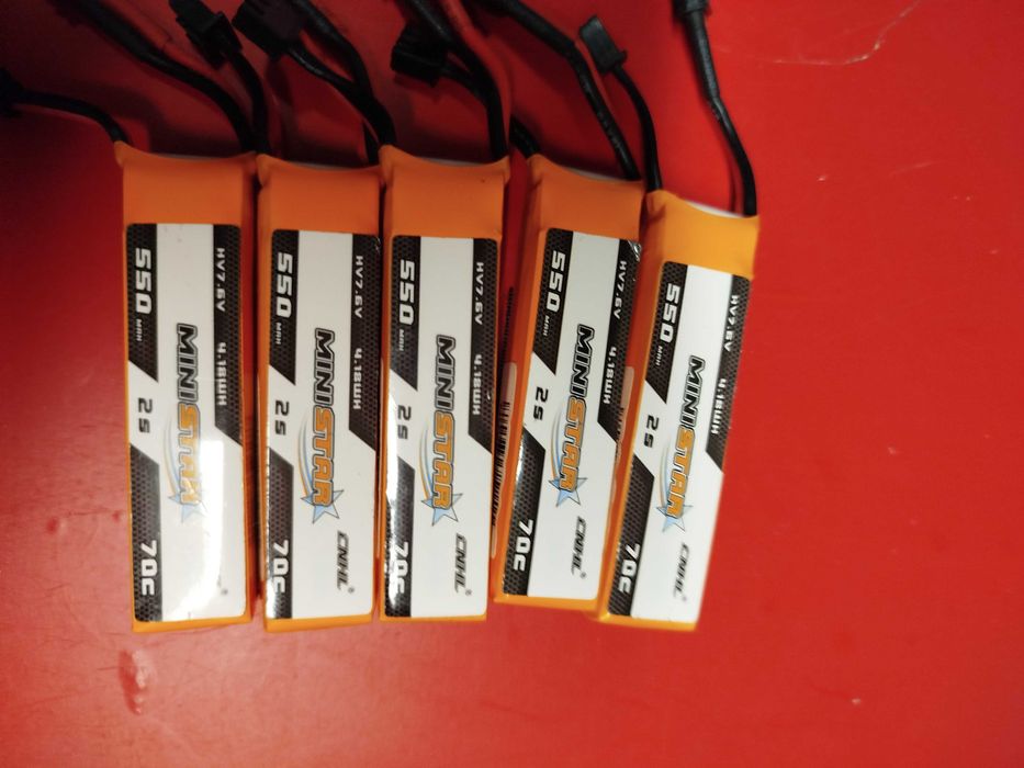 Baterias Drone CNHL LIPO LiHV MiniStar HV 550mAh 7.6V 2S 70C XT30