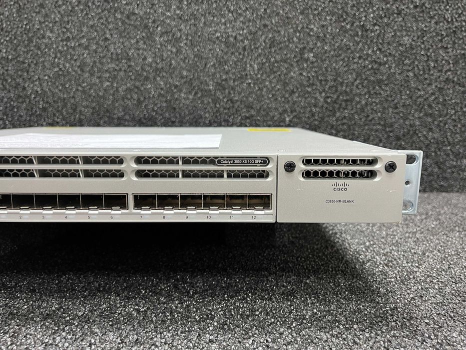 Комутатори Cisco WS-C3850-12XS-E (12х SFP+, Full Layer 3, IP Services)