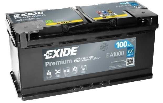 Akumulator Exide Premium 100Ah 900A EN PRAWY PLUS EA1000
