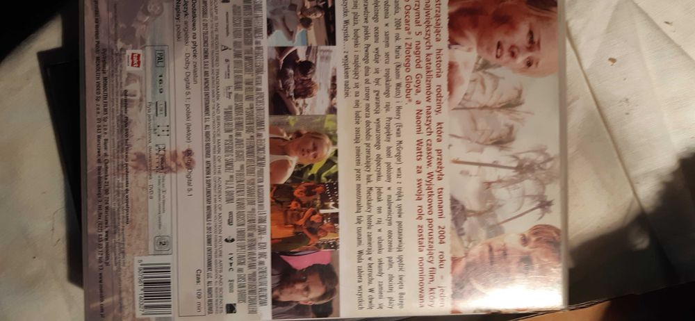 dvd niemożliwe ewan mcgregor