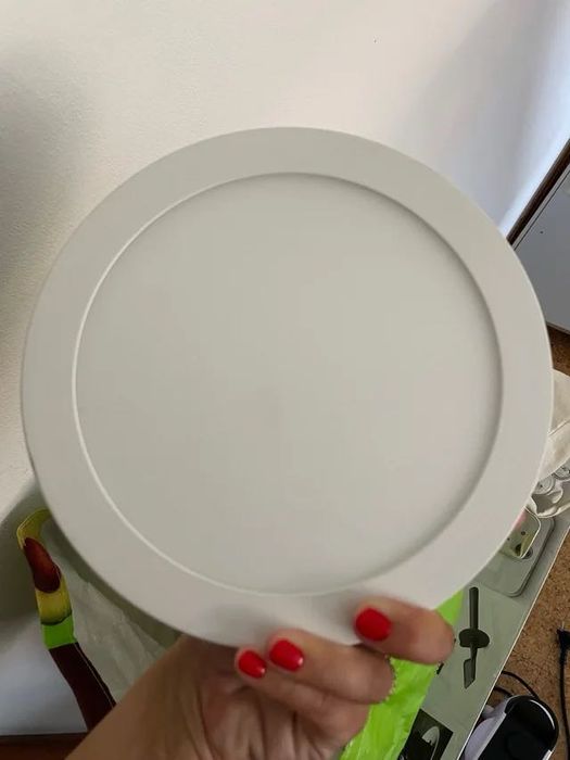 6 Lâmpadas LED Painel Redondo de Teto 20W