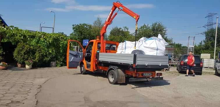 Wywóz GRUZU w workach BIG BAG Transport  HDS Kontenery