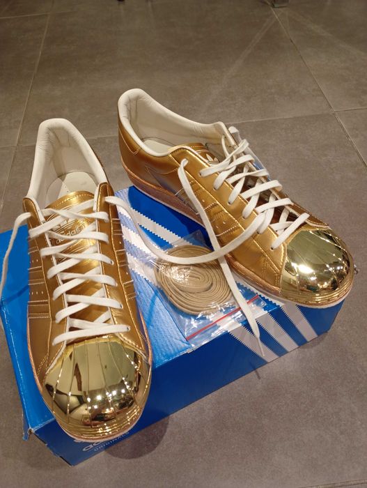 Buty Adidas superstar 80s metal gold metallic