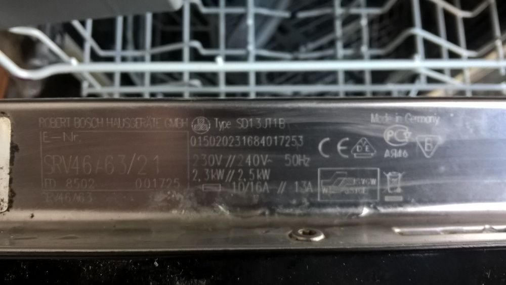 Zmywarka Bosch SRV46A63 /21