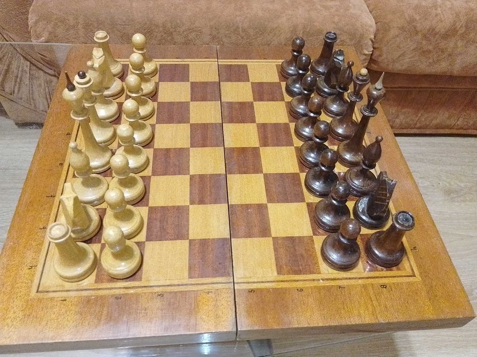 Шахматы большие дерево СССР