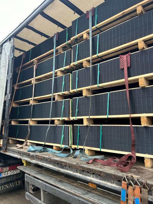 Ogrodzenie Panelowe 3D ogrodzenia Panele KOMPLET Transport