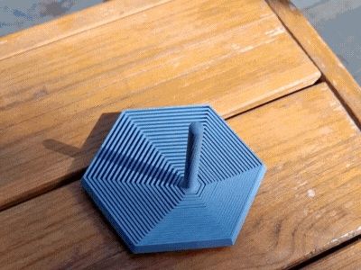 Fidget Torção Hexagonal - com alça