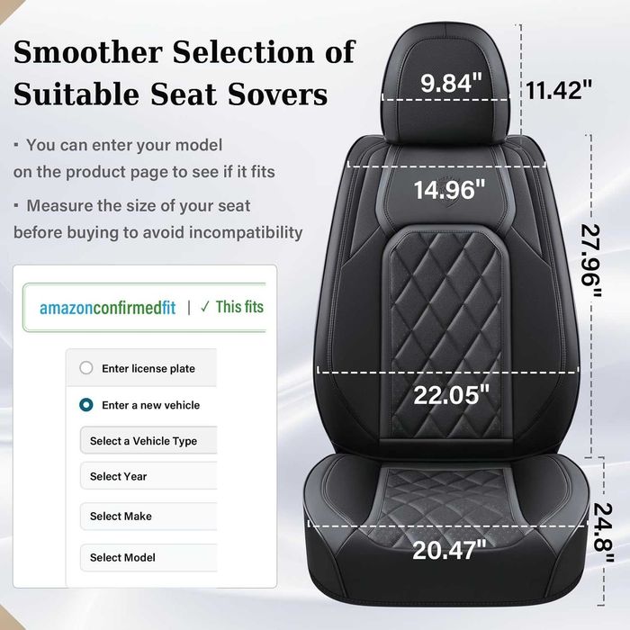 Coverado Pokrowiec na fotel samochodowy RC2118