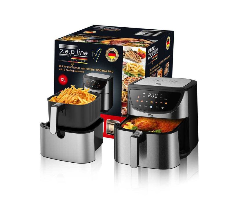 ТОП! Аэрогриль Zepline ZP-216 ДВА ТЭНА! аерогриль мультипіч фритюрница