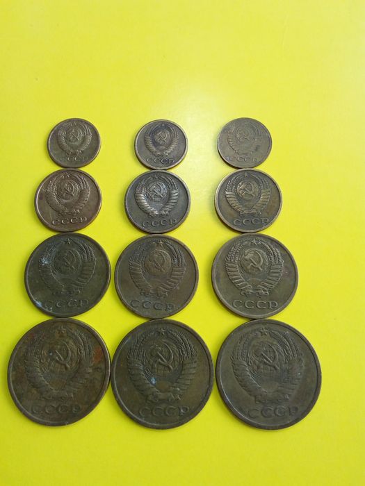 Монети , період 1973-1976 року.