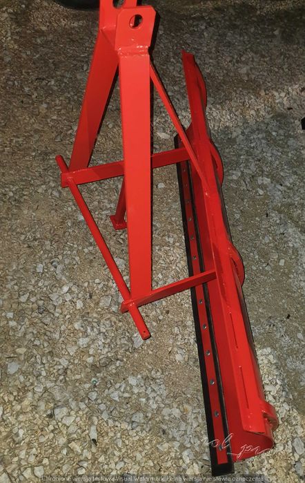 ciągnący / spychający - pług do śniegu na tył traktora odśnieżacz