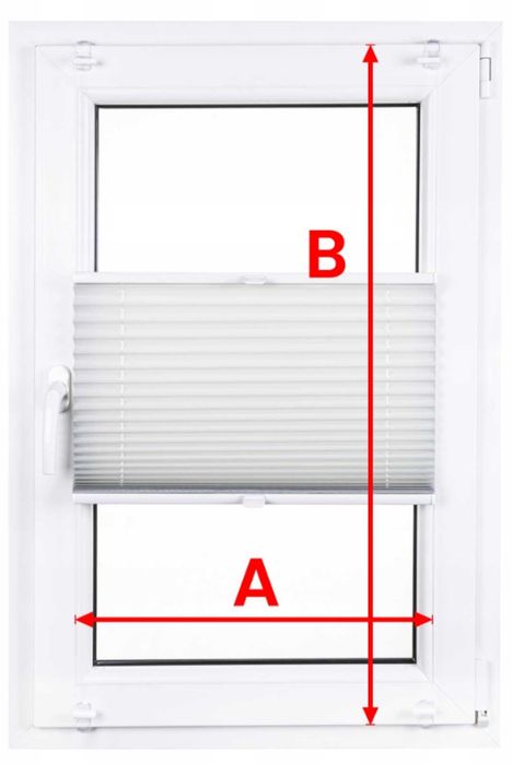Plisa okienna/roleta THERMO -bezinwazyjna 136,5 x 98