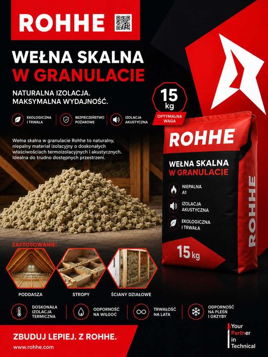 ROHHE r.Fly 5 Wełna skalna Super Premium 990 kg