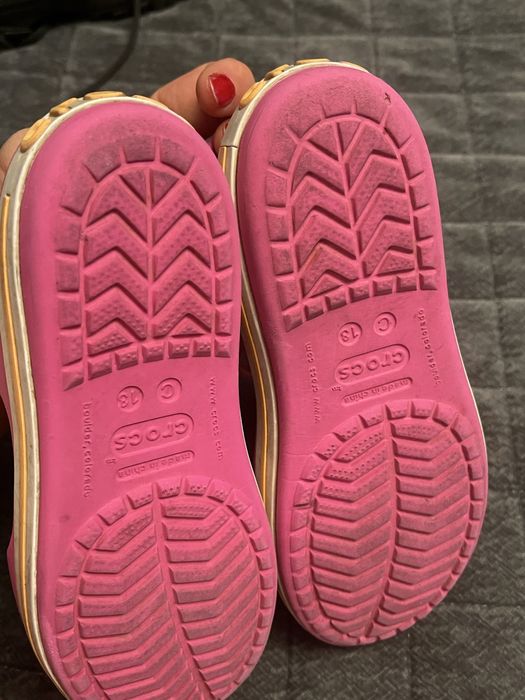 Sandałki Crocs różowe C13 (30-31)