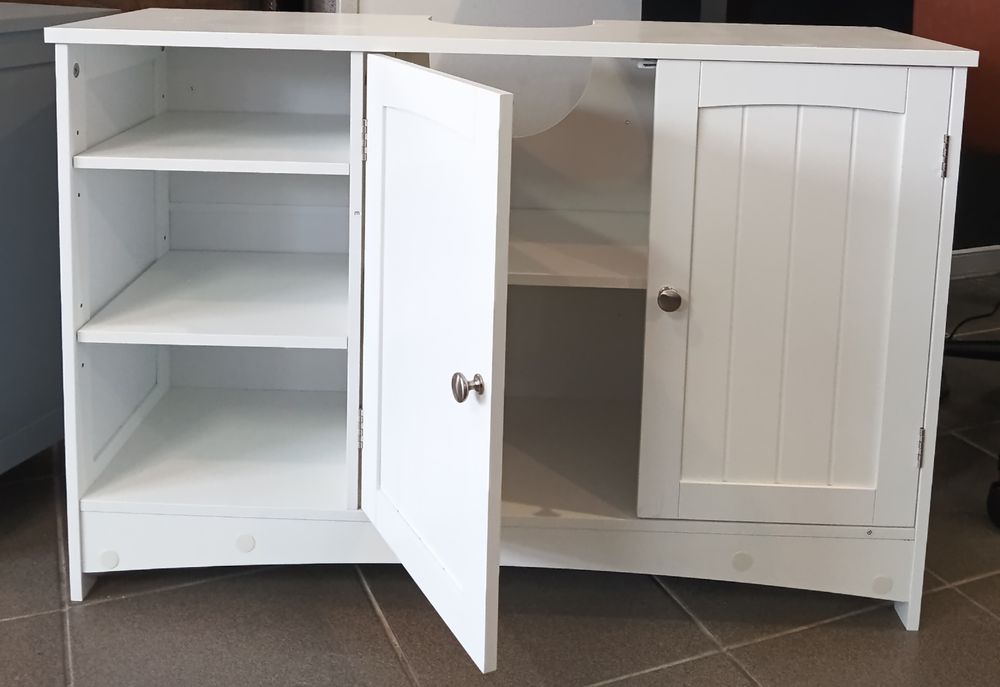 Biała szafka pod zlew 90cm