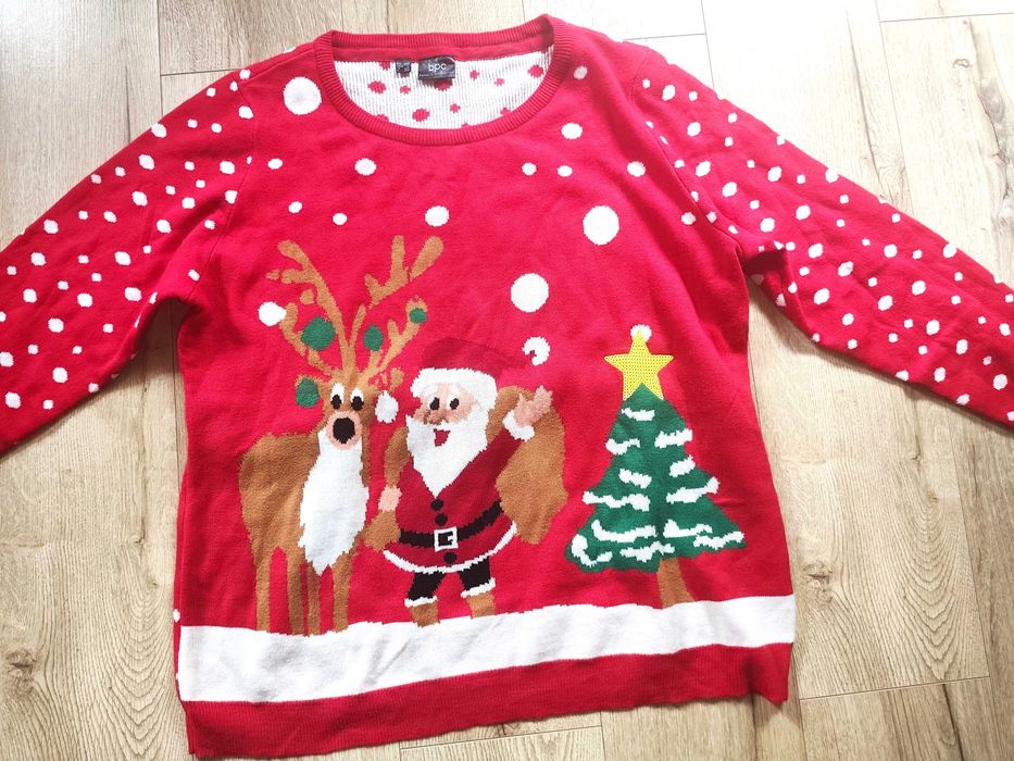 Sweter śwąteczny, Mikołajki 48/50/4XL/5XL