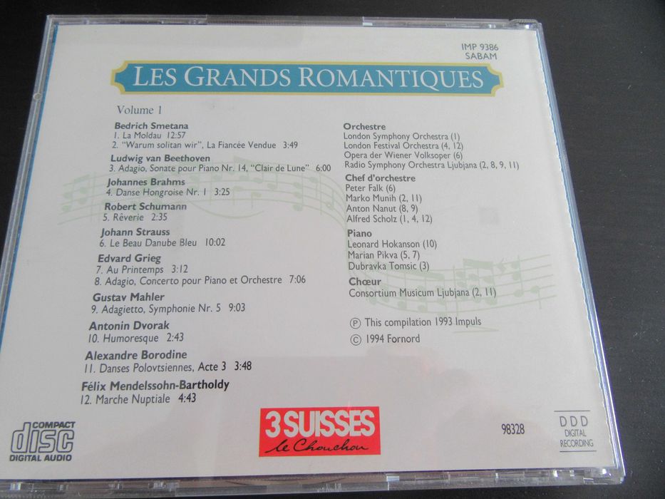 CD Música Clássica -  Les Grands Romantiques