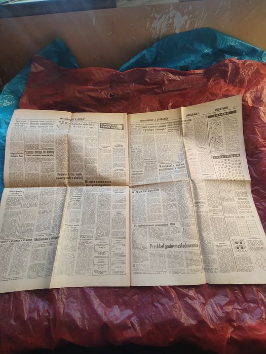 Stara gazeta Trybuna Ludu 1982 rok