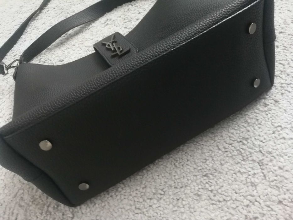 Torebka duża YSL bdb + kosmetyczka  czarna
