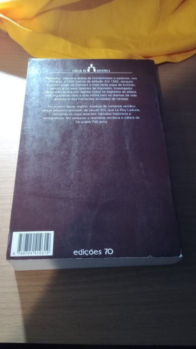 Livro antigo história