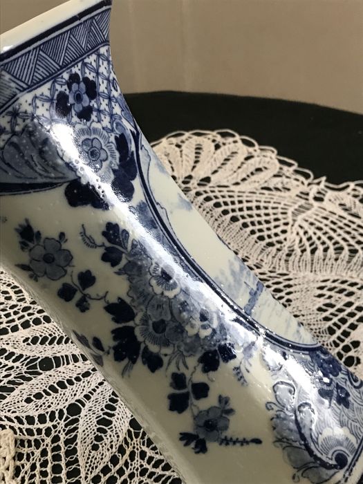 Ваза Делфт. Вінтажна ваза.