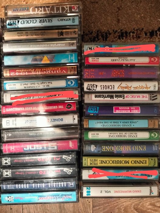 kasety magnetofonowe na sztuki