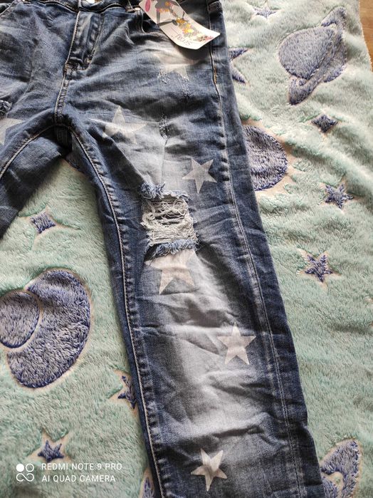 Spodnie jeans damskie