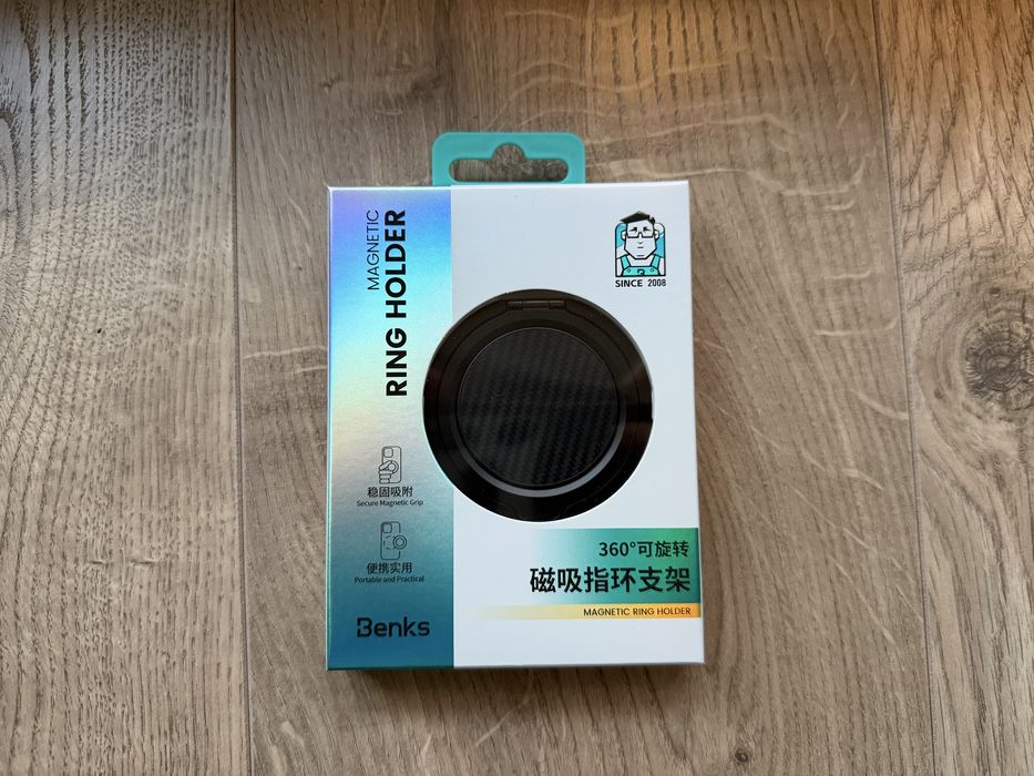 BENKS Magnetyczny Uchwyt Pierścieniowy MagSafe Stojak Ring Holder
