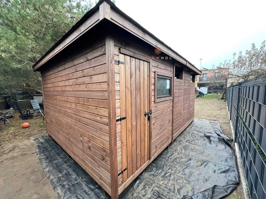 domek narzędziowy, altanka 2w1 , altanki,wiaty,altany 6m x 3m DREWNOL.