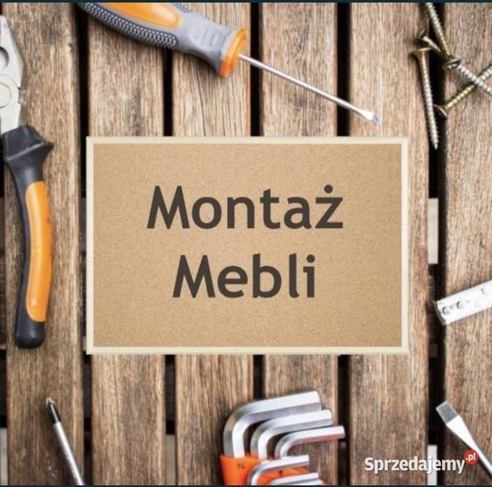 Montaż mebli z paczek.