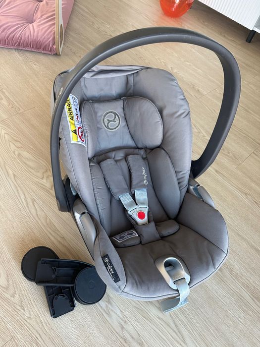 Zestaw! Fotelik Cybex Platinum Cloud I-size + adaptery + nakładka
