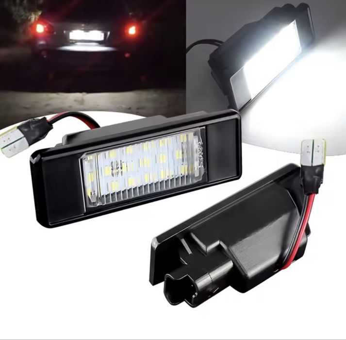 2 luzes LED Matricula Nissan Qashqai J10 J11