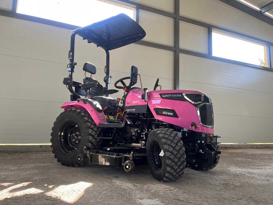 Traktorek Kosiarka międzyosiowa Silnik Mitsubishi 25 KM 3 cylindry HST