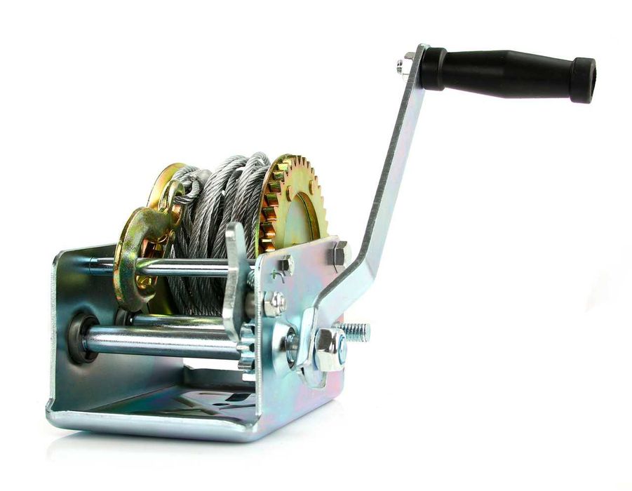 Wciągarka wyciągarka korbowa linowa ręczna 1136kg 10m M80734 NOWA