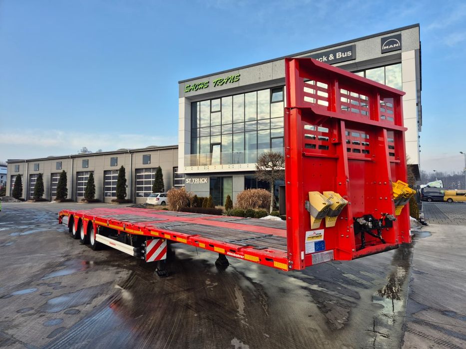 Kassbohrer LB3E / PLATFORMA / ROCIĄG 20,4M / SKRĘTNA OŚ  / 2SZT / Niskopodwoziowa