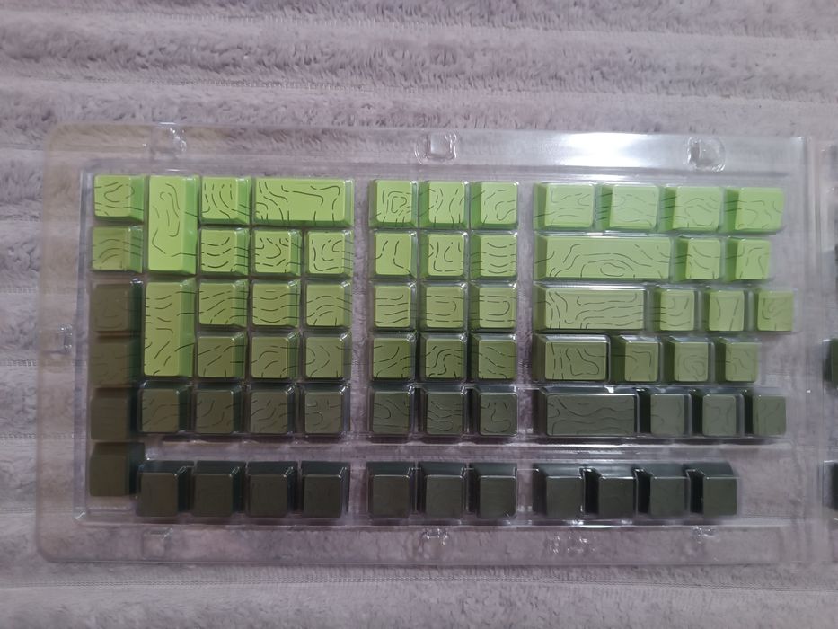 Клавіши для клавіатури колір зелений чай.