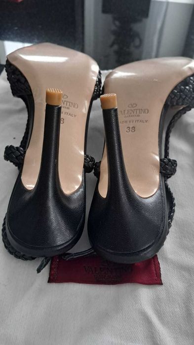 Valentino czółenka plecione  eleganckie