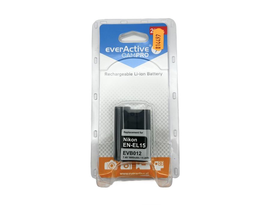 Akumulator EVERACTIVE CamPro NIKON EN- EL15, 1600 mAh, 7.4 V