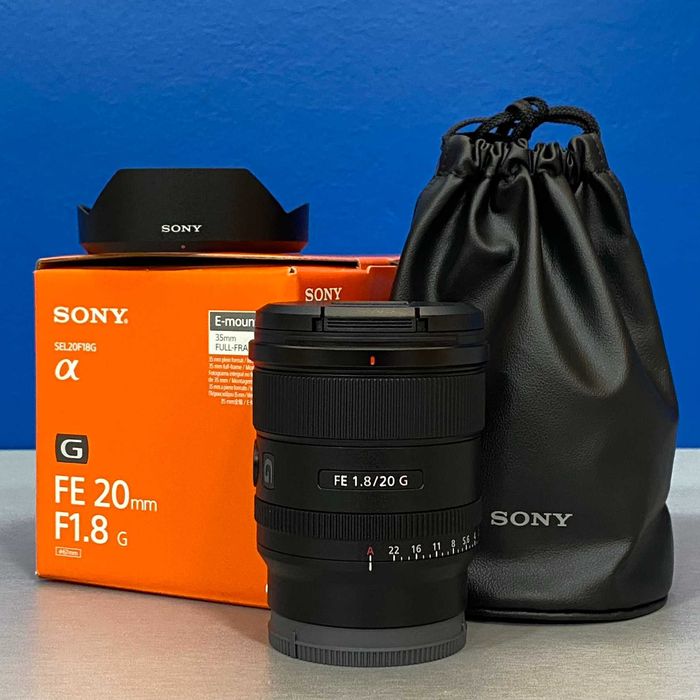 Sony FE 20mm f/1.8 G | NOVA | 3 ANOS DE GARANTIA