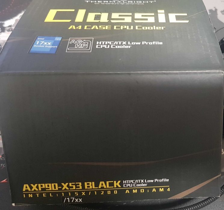 Thermalright AXP90-X53 BLACK Low Profile ITX CPU Air Cooler