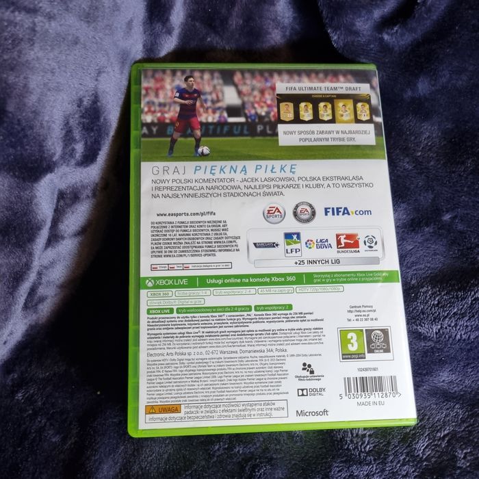 Fifa 16 Xbox 360 Polskie wydanie