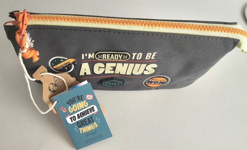 Estojo  mr Wonderful triplo - novo