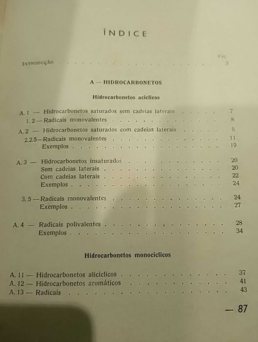 Algumas regras da nomenclatura de Química Orgânica, notas e exemplos