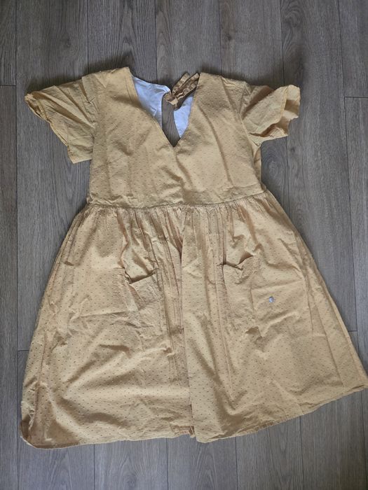 Roger publishing sukienka żółta NEL r.M ciążowa