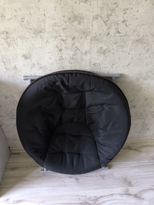 Fotel Ikea czarny, oleby, skladany