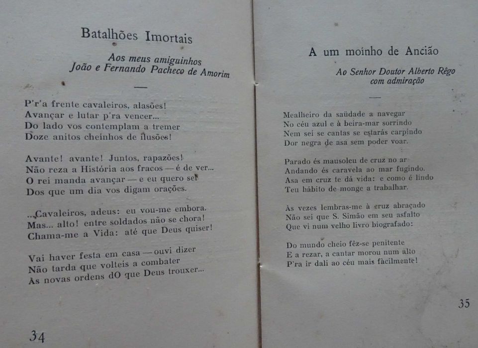 Lume Novo (Rimas da Crença e do Sangue) de José Maria Gaspar - 1ª Edição 1936
