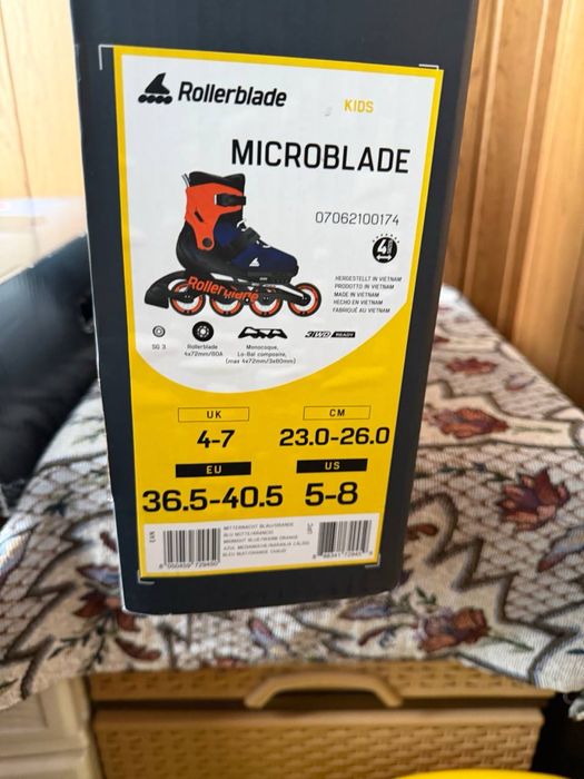 Ролики Rollerblade Microblade нові