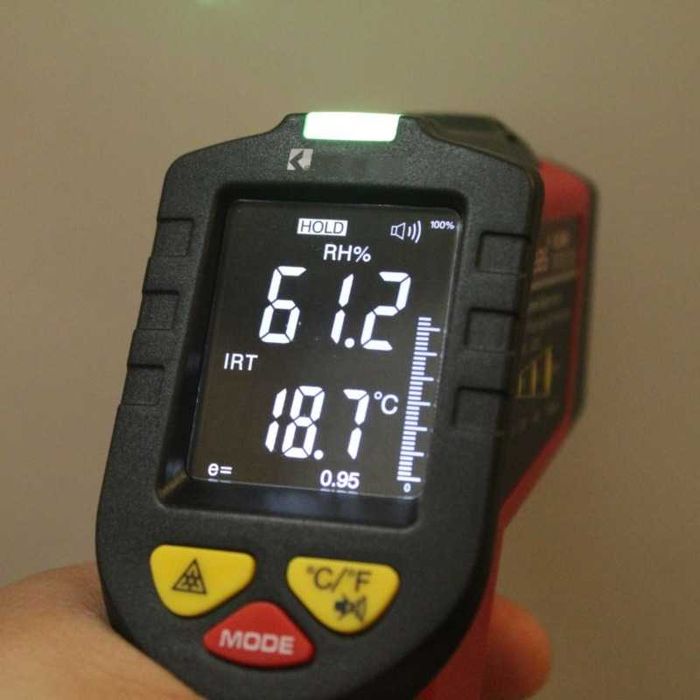 Infrared Pyrometer Thermometer, Dew Point Meter, Mold Detection Laser64286504730115121